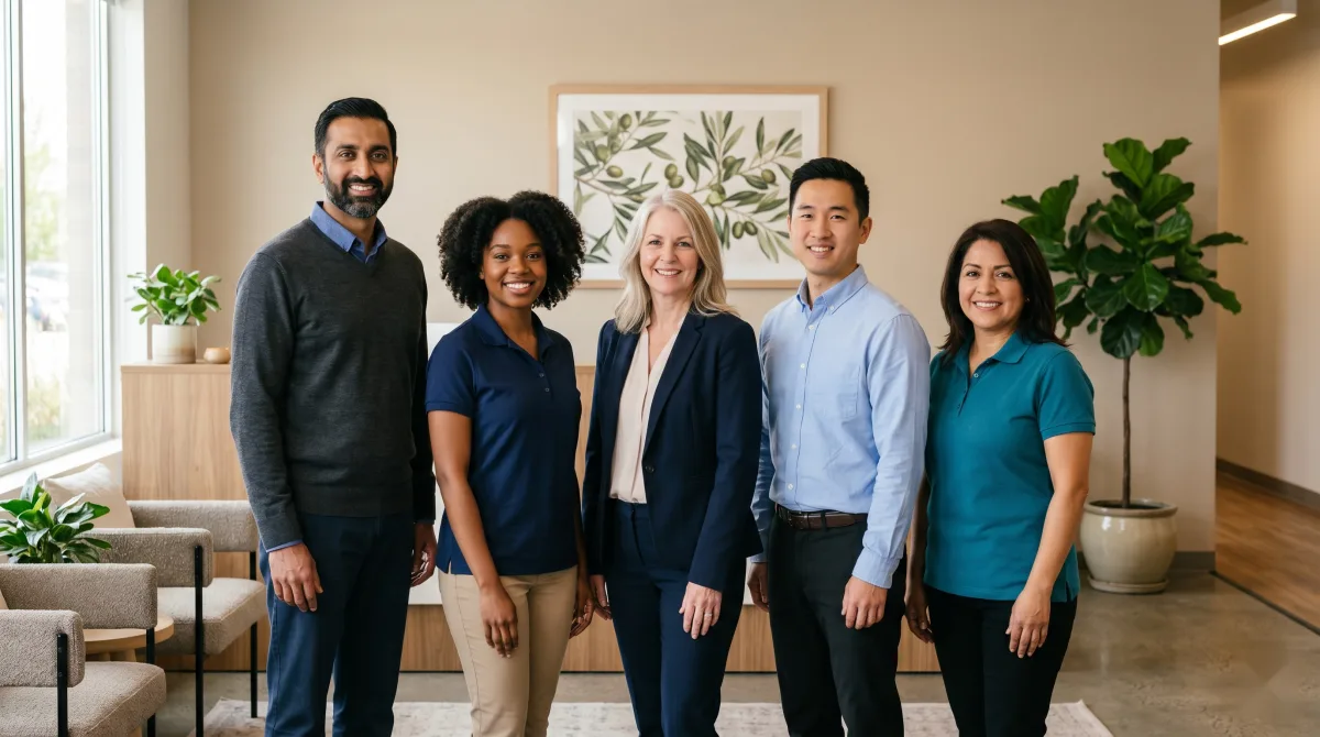 The #1 Right Care team of caregivers and coordinators in a welcoming office